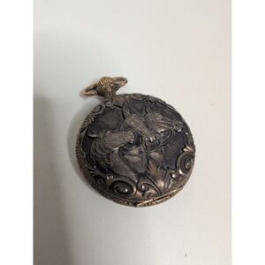 Vintage Arnex Gold Colored Pocket Watch Horse Design Watch Vintage Antique